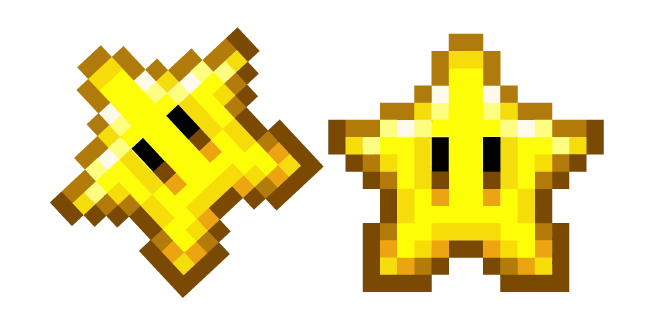 Mario Super Star Pixel