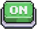 On and Off Buttons Pixel pointer