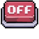 On and Off Buttons Pixel cursor