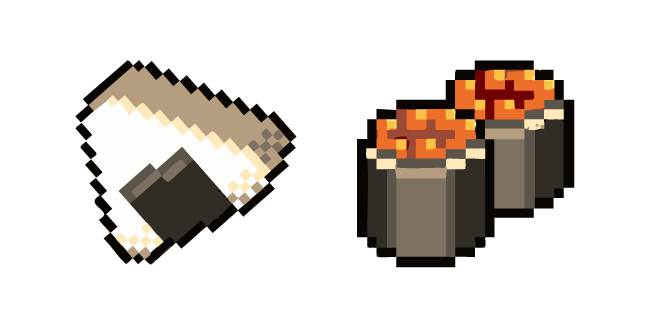 Onigiri and Sushi Pixel