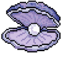 Pearl in a Shell Pixel cursor