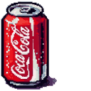 Pepsi and Coca-Cola Cans Pixel cursor