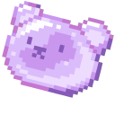 Plush Purple Teddy Bear Pixel pointer