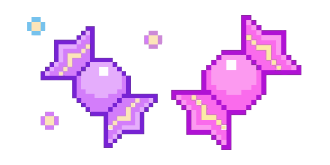 Purple and Pink Candies Pixel
