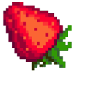Red Strawberry Pixel pointer