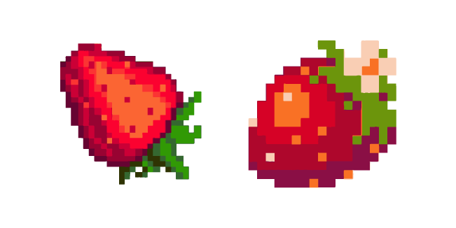 Red Strawberry Pixel