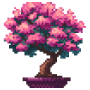 Sakura Bonsai Pixel cursor