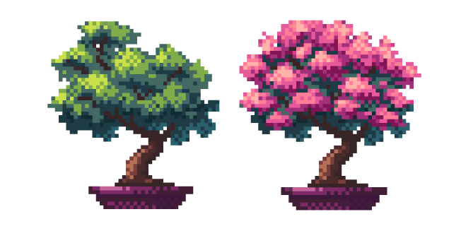 Sakura Bonsai Pixel