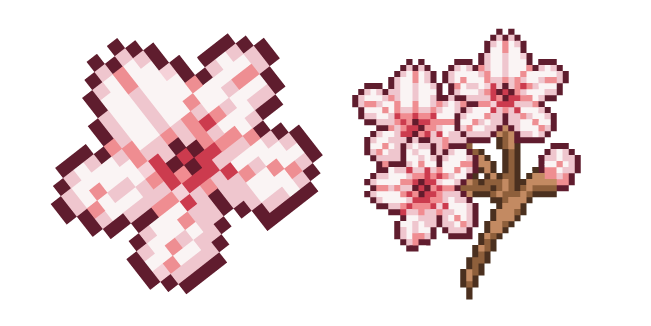 Sakura Flowers Pixel