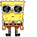 SpongeBob and Patrick Star Pixel cursor