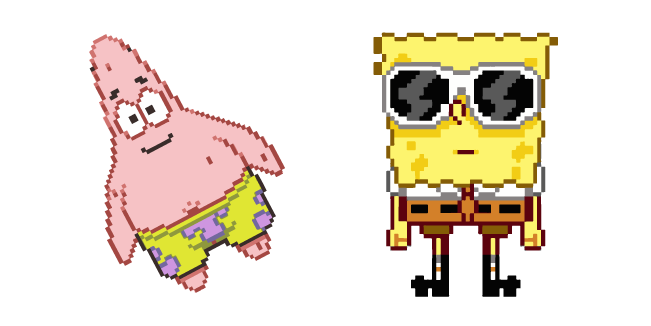 SpongeBob and Patrick Star Pixel