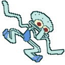 Squidward Tentacles Dancing Pixel pointer