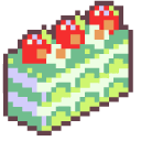 Strawberry and Kiwi Cakes Pixel cursor