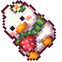 Strawberry Duck Pixel pointer
