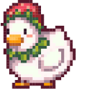Strawberry Duck Pixel cursor
