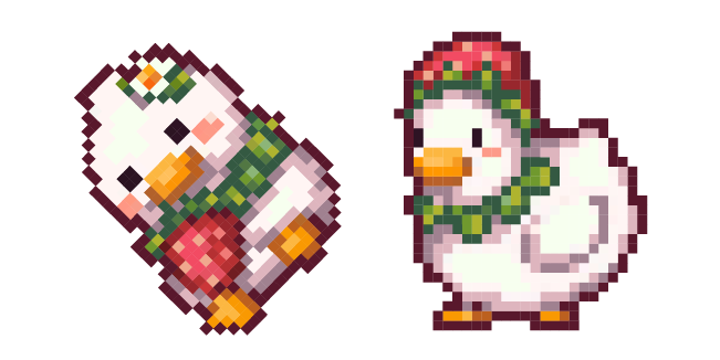Strawberry Duck Pixel