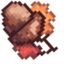 Thanksgiving Day Acorn and Turkey Pixel pointer