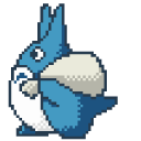 Totoro and Chu Totoro Pixel cursor