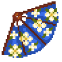 Traditional Blossom Folding Fans Pixel cursor