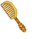 Wooden Comb and Mirror Pixel pointer