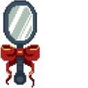 Wooden Comb and Mirror Pixel cursor