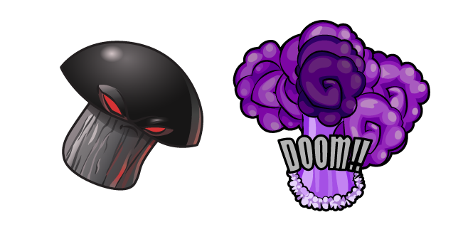 Plants Vs. Zombies Doom Shroom and His Explosion