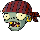 Plants vs. Zombies Flag Pirate Zombie cursor