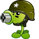 Plants vs. Zombies Peashooter and Gatling Pea cursor