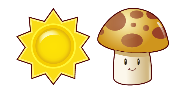 Plants vs. Zombies Sun and Sun-shroom