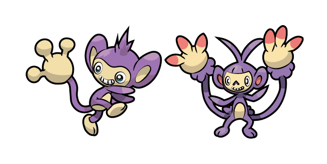 Pokemon Aipom and Ambipom