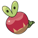 Pokemon Applin and Flapple pointer