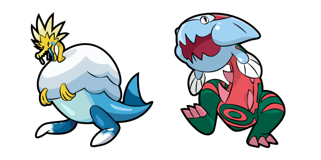Pokemon Arctozolt and Dracovish