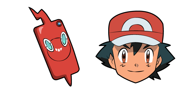 Pokemon Ash Ketchum Rotom Phone