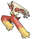 Pokemon Blaziken and Mega Blaziken pointer