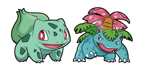 Pokemon Bulbasaur and Venusaur