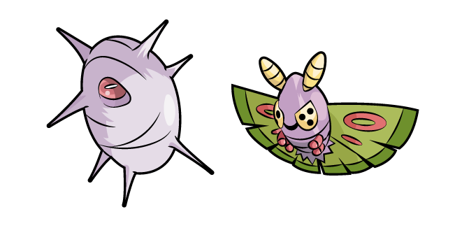 Pokemon Cascoon and Dustox