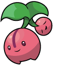 Pokemon Cherubi and Cherrim pointer