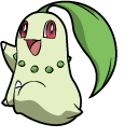 Pokemon Chikorita and Bayleef pointer