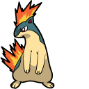 Pokemon Cyndaquil and Quilava cursor