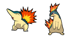 Pokemon Cyndaquil and Quilava