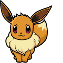 Pokemon Eevee and Glaceon pointer