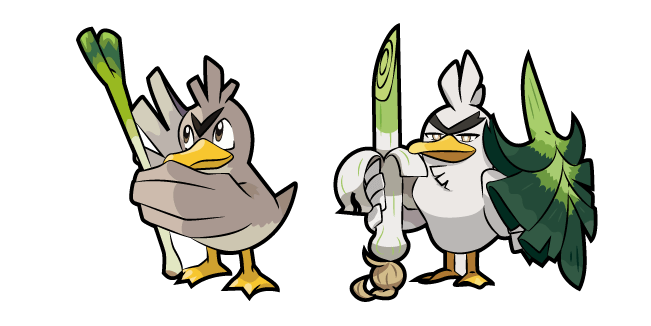 Pokemon Farfetch'd and Sirfetch'd