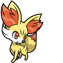 Pokemon Fennekin and Delphox pointer