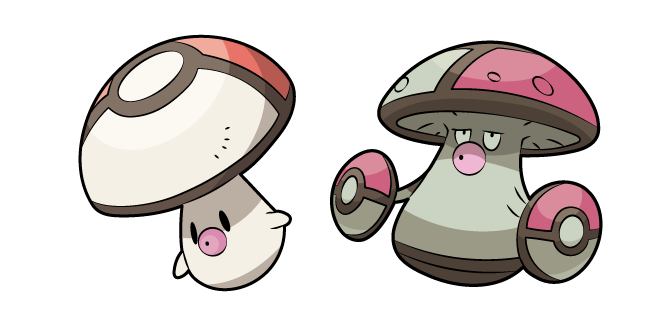 Pokemon Foongus and Amoonguss