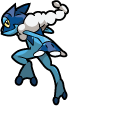 Pokemon Frogadier and Greninja pointer