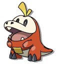 Pokemon Fuecoco and Crocalor pointer