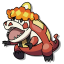 Pokemon Fuecoco and Crocalor cursor