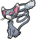 Pokemon Glameow and Purugly pointer