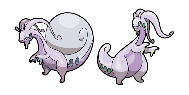 Pokemon Hisuian Goodra and Goodra