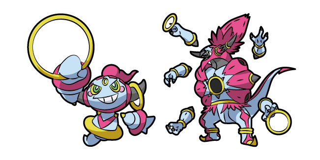 Pokemon Hoopa Confined Form and Unbound Form